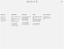 Tablet Screenshot of ecoid.com